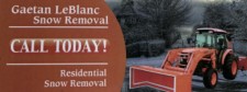 Gaetan LeBlanc Snow Removal